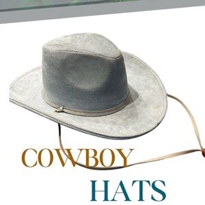 Men's Gray Cowboy Hat